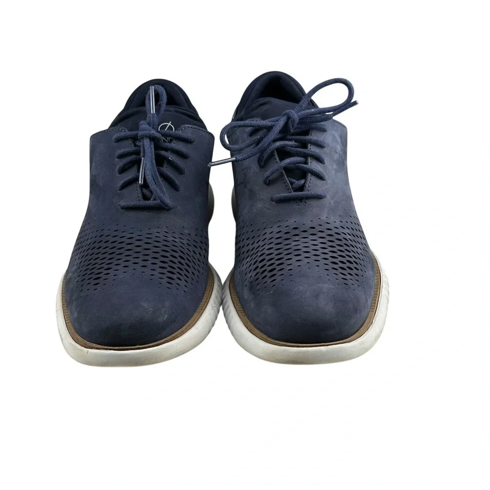 Cole Haan Men's ZeroGrand 2.0 Lined Laser Wingtip Oxford Blue C23806 Size 9 M